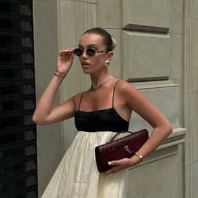 Maxi Dress with Sling Cutout