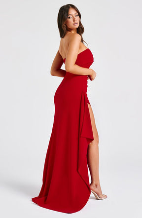 Zafira Maxi Dress - Red