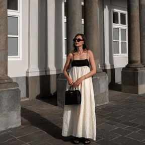 Maxi Dress with Sling Cutout