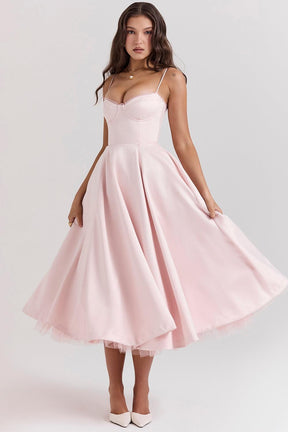 Cindi Tulle Midi Dress