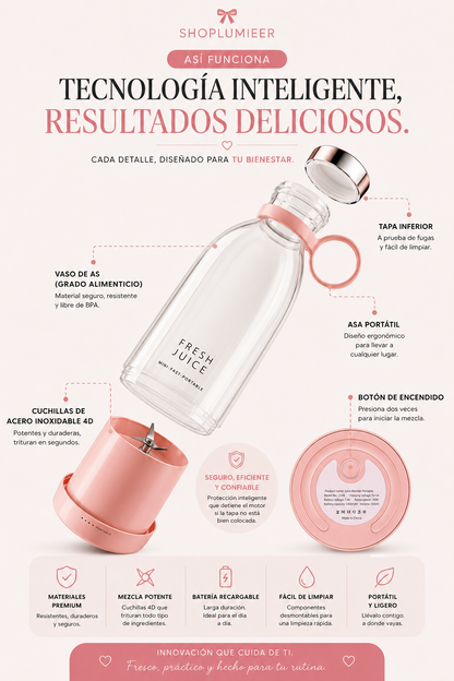 Fresh Juice Lumieer™ - Licuadora Portátil