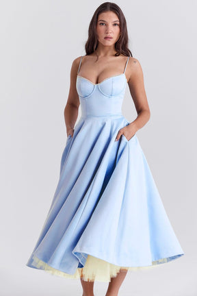 Cindi Tulle Midi Dress