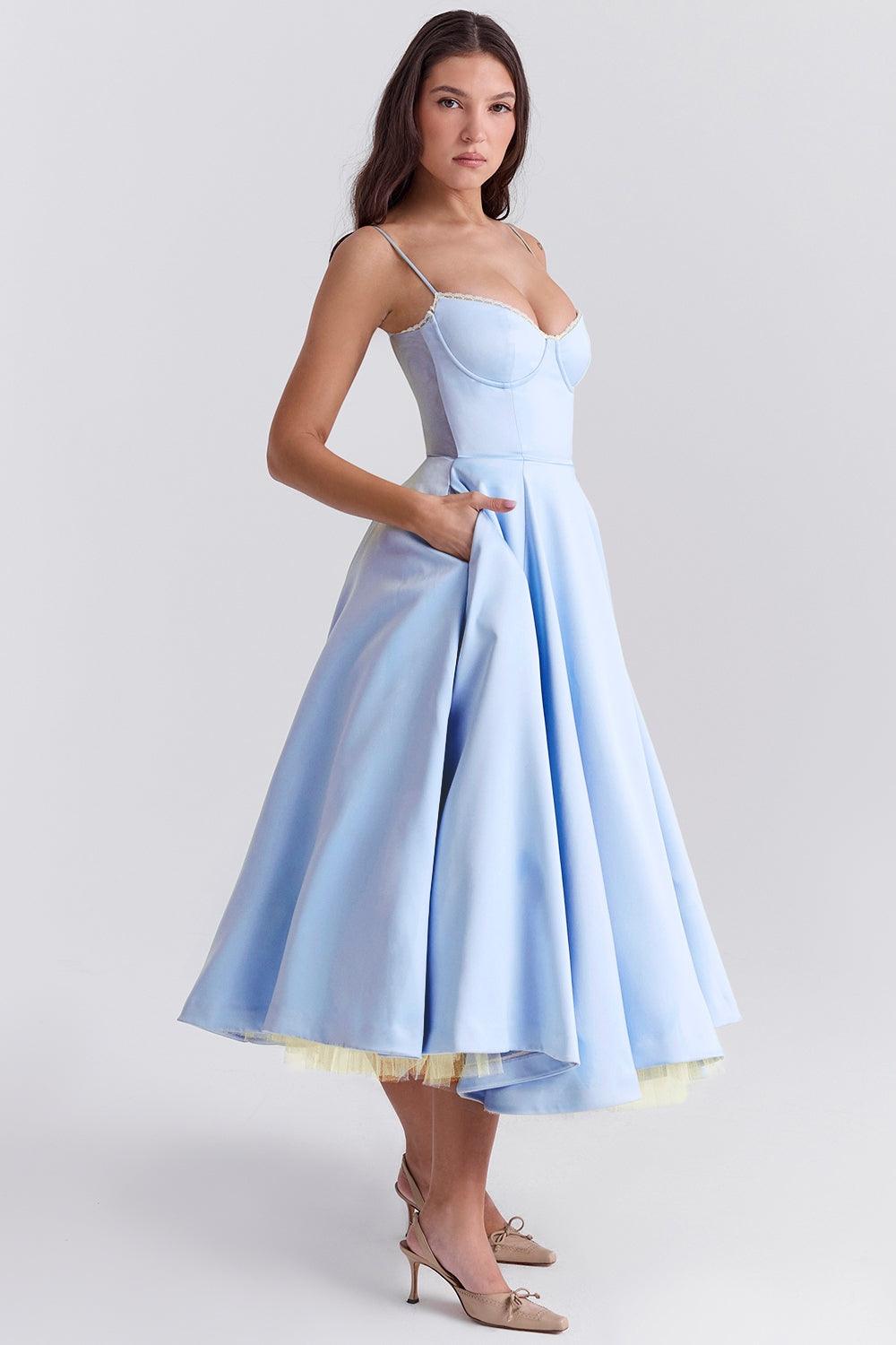 Cindi Tulle Midi Dress