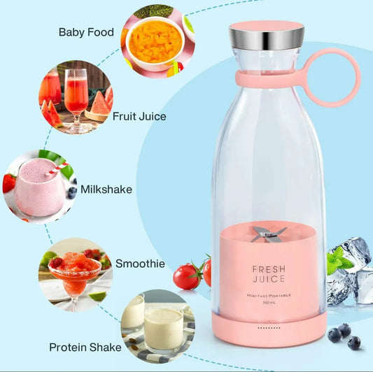 Fresh Juice™ Licuadora Portátil — Bebidas y Batidos Frescos en 30 Segundos, Sin Cables, Sin Complicaciones