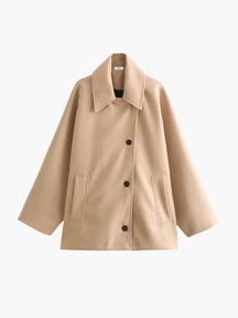 Classic Sand-Tone Trench Coat