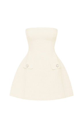 Lottie Mini Dress - Ivory